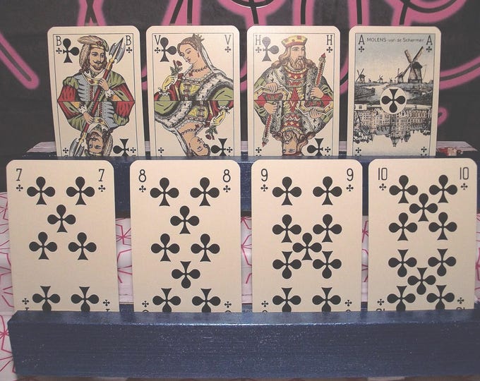 Playing Cards Advertising deck for DRY GIN Royal horse guard - Vintage from 1955 - Dutch image - 33 cards - gilded corners -