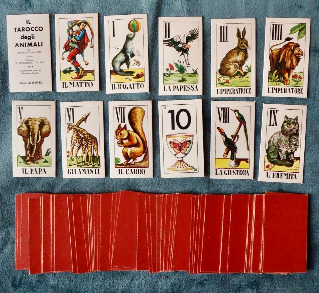 78 Mini Tarot Cards 