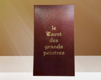 The Tarot of the Great Painters by Jacques BREYER - Vintage from 1979 - Fine Art Tarot - The Abre of the Thorn - gold borders - large format