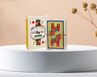 Swedish Playing Cards - SPELKORT - 52 cards 3 jokers - free shipping - Swedish image - unplayed - SEAL - original box - OFFASON