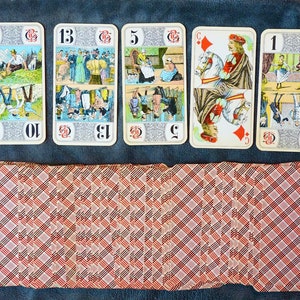 Baraja de Tarot - 78 cartas - hecha por Grimaud - "Tarot Nouveau" - vintage de ca 1970 -