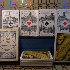 Carte Da Gioco White Aurelian - Mazzo Premium Formato Poker Con Astuccio In Lamina Dorata