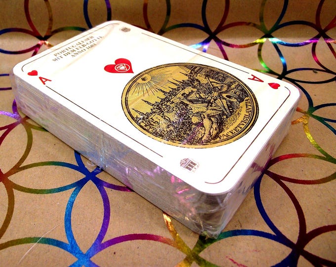 Historical Munich "ALT MUNCHEN" - Non-standard 2 decks playing cards - vintage from 1978 - made by ASS from Germany - 2 decks sealed