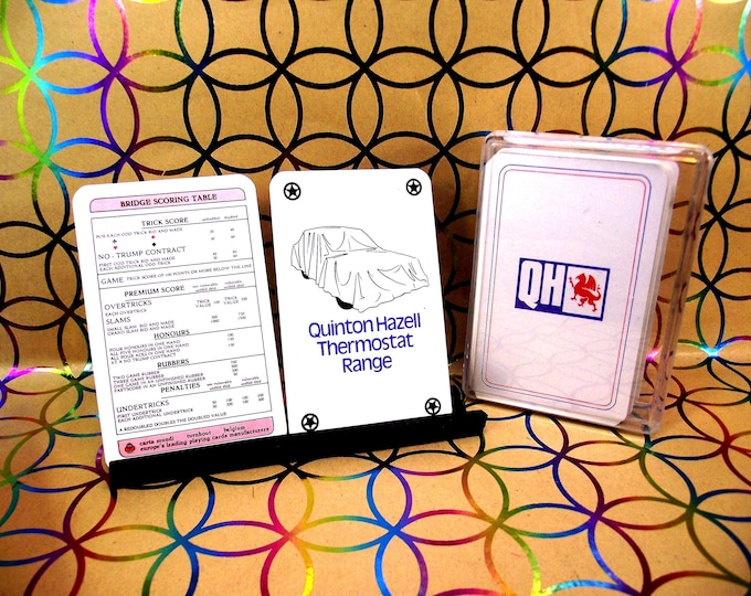 Non-standard advertising deck - for "THERMOSTAT" - made by Carta Mundi Belgium - 52 playing cards - plus 1 joker and text card