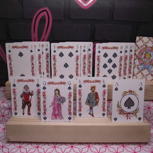 Imagen no estándar del juego de cartas, Clayre & Eef, 55 cartas, 3 comodines, hermosas ilustraciones, naipes antiguos, ca 2001