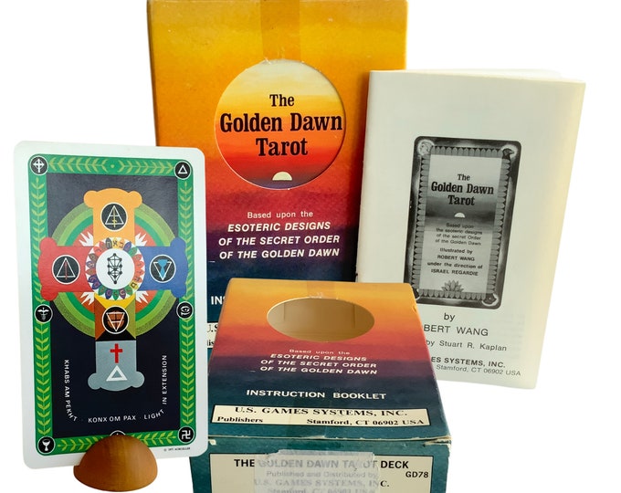 Golden Dawn Tarot Printed in Switzerland Copyright 1978 by U.S. Games Systems, Inc. Rare item, excellent condition incl. booklet