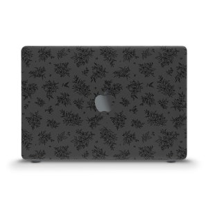 Flowers MacBook Case Aesthetic Dark Floral MacBook Air 13 Air 15 M2 M3 ...