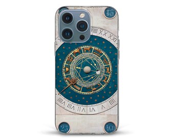 Zodiac iPhone case Stars Aesthetic astrology iPhone 15 iPhone 14 iPhone 13 iPhone 12 Galaxy s23 ultra s22 Vintage celestial design cover