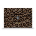 Name MacBook case Aesthetic leopard Custom MacBook Air 13 15 inch M2 M3 M4 Pro 13 14 16 Personalized dark leopard print Unique trendy case