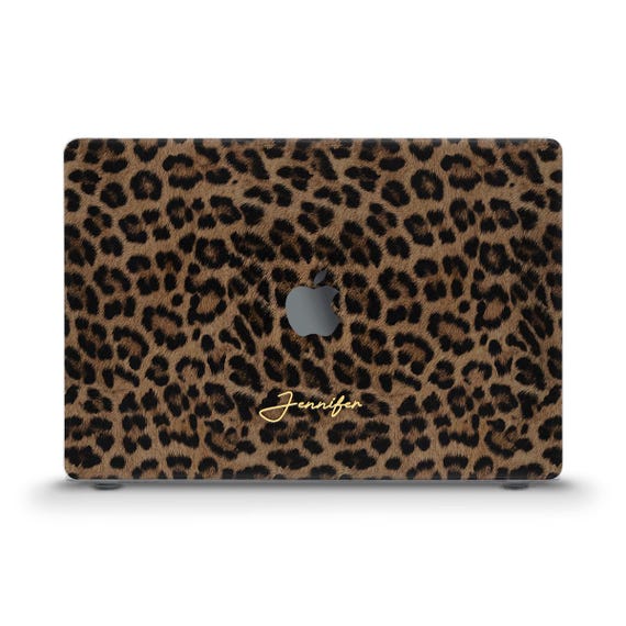 Name MacBook Case Aesthetic Leopard Custom MacBook Air 13 15 Inch