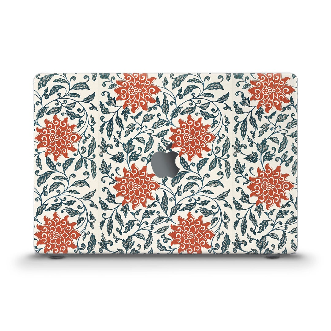 Aesthetic MacBook Case Vintage Floral Pattern MacBook Air 13 M2 Pro 13 ...