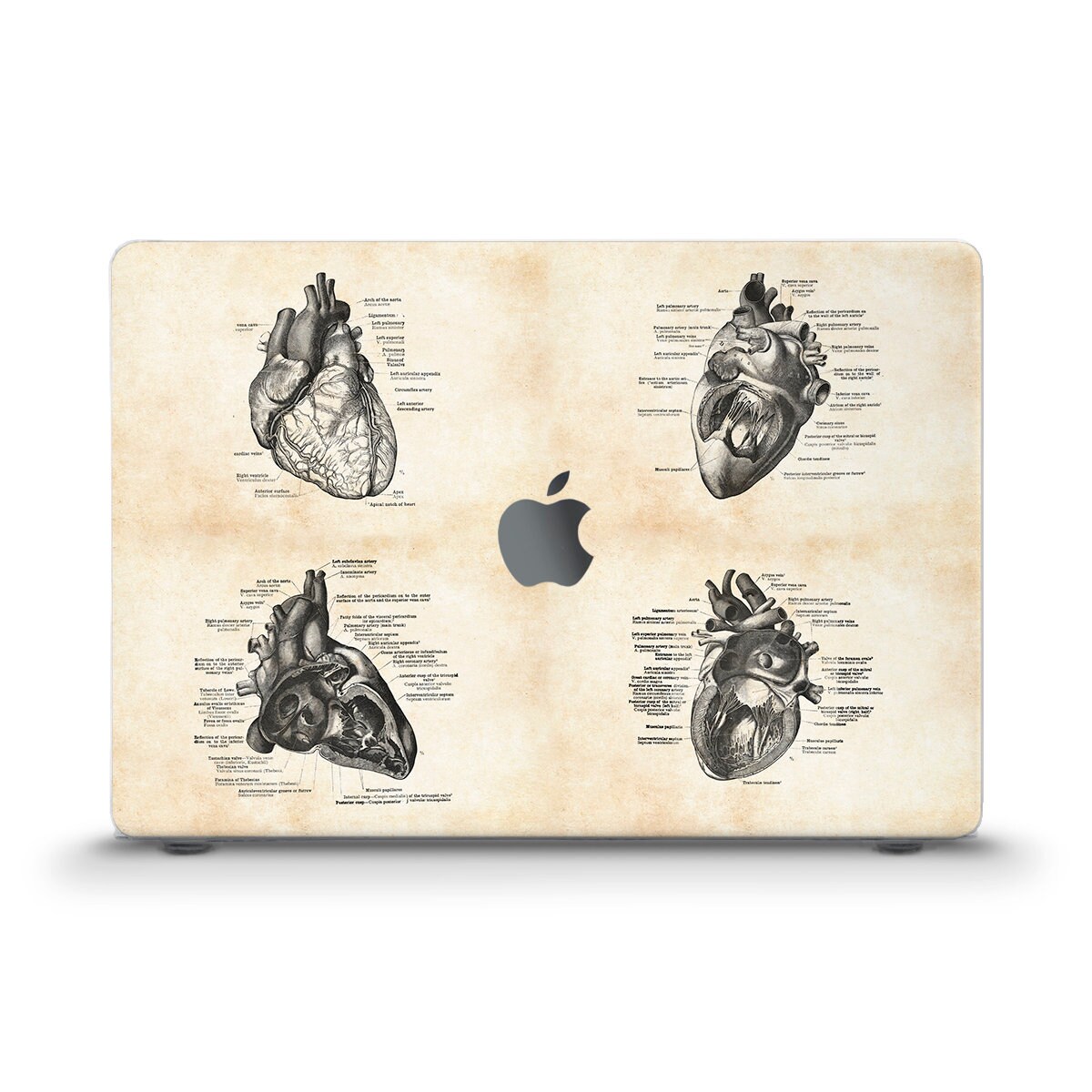 Hearts MacBook Case Science Vintage Aesthetic MacBook Air 13