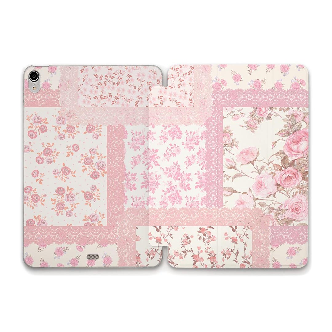 かわいいiPadケース 美的フラワーキルト iPad 11th a16 10th iPad Air