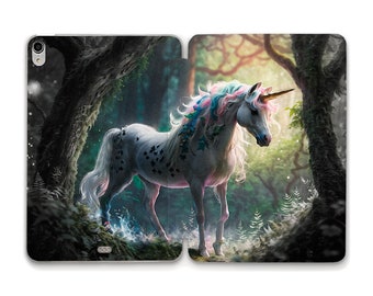 Unicorn iPad case Cute magic horse iPad 10th 9th 10.2 Air 5th 4th 10.9 Pro 12.9 11 Mini 6 Kawaii aesthetic unicorn for girls Trendy cover