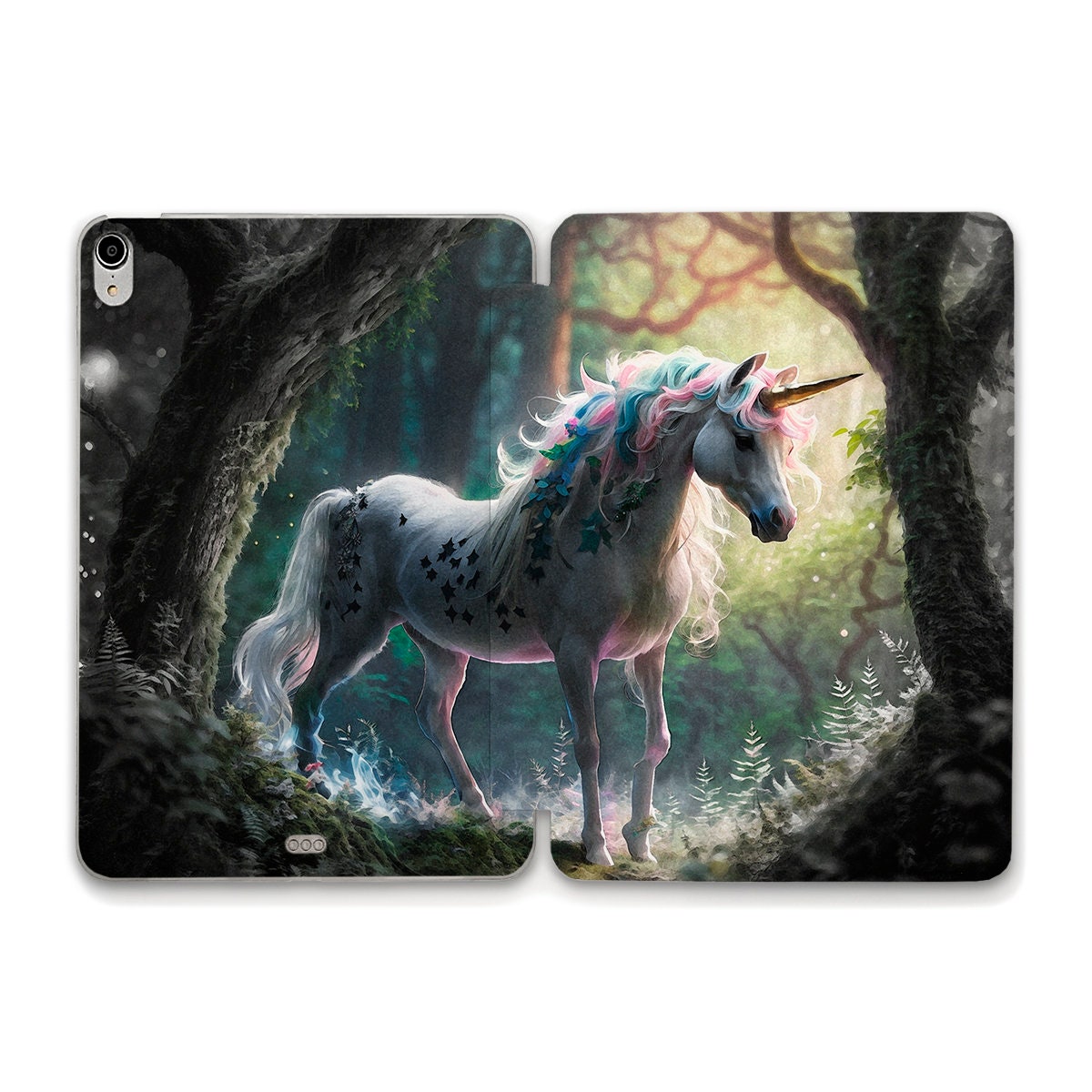 Unicorn iPad Case Cute Magic Horse iPad 10th 9th 10.2 Air 5th 4th