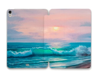 Ocean iPad Case Beach Nature Art Aesthetic iPad 10.2 Air 5 4 10.9