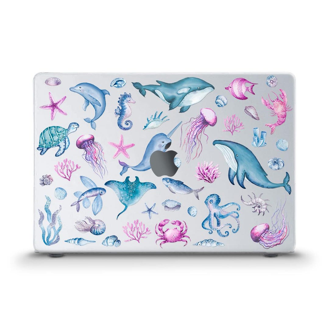 Ocean MacBook Case Cute Animals Aesthetic MacBook Air 13 15 Inch M5 M4 ...