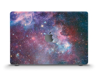 Space MacBook case Aesthetic galaxy stars MacBook Air 13 Air 15 M2 Pro 13 MacBook Pro 14 16 inch Purple blue space Trendy celestial case