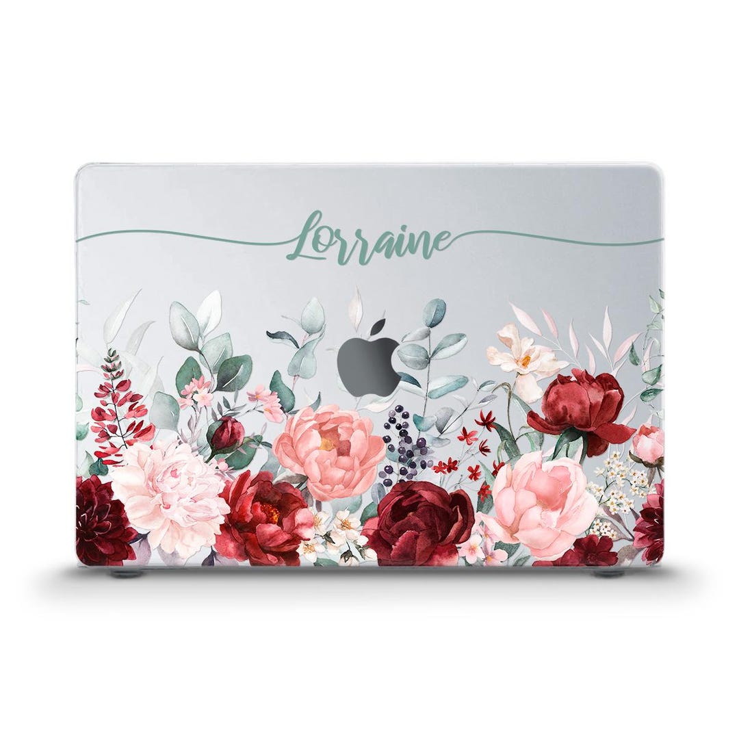 名前 MacBookケース 美しい花 かわいいMacBook Air 13インチ Air 15 M2