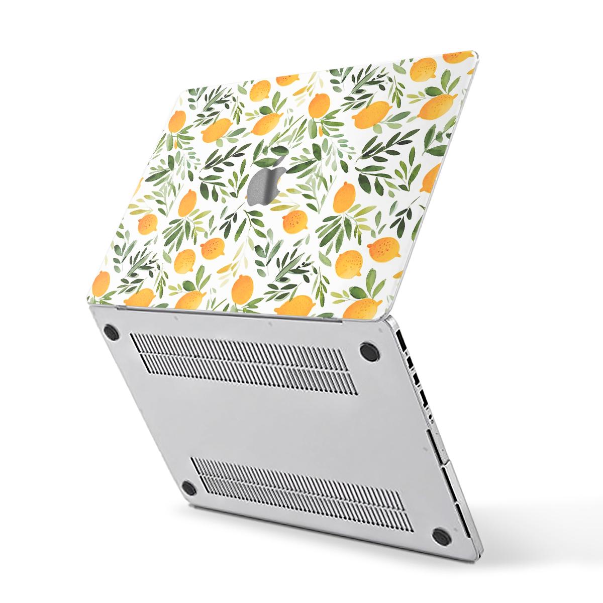 Aesthetic MacBook Case Cute Lemons Leaves MacBook Air 13 15 Inch