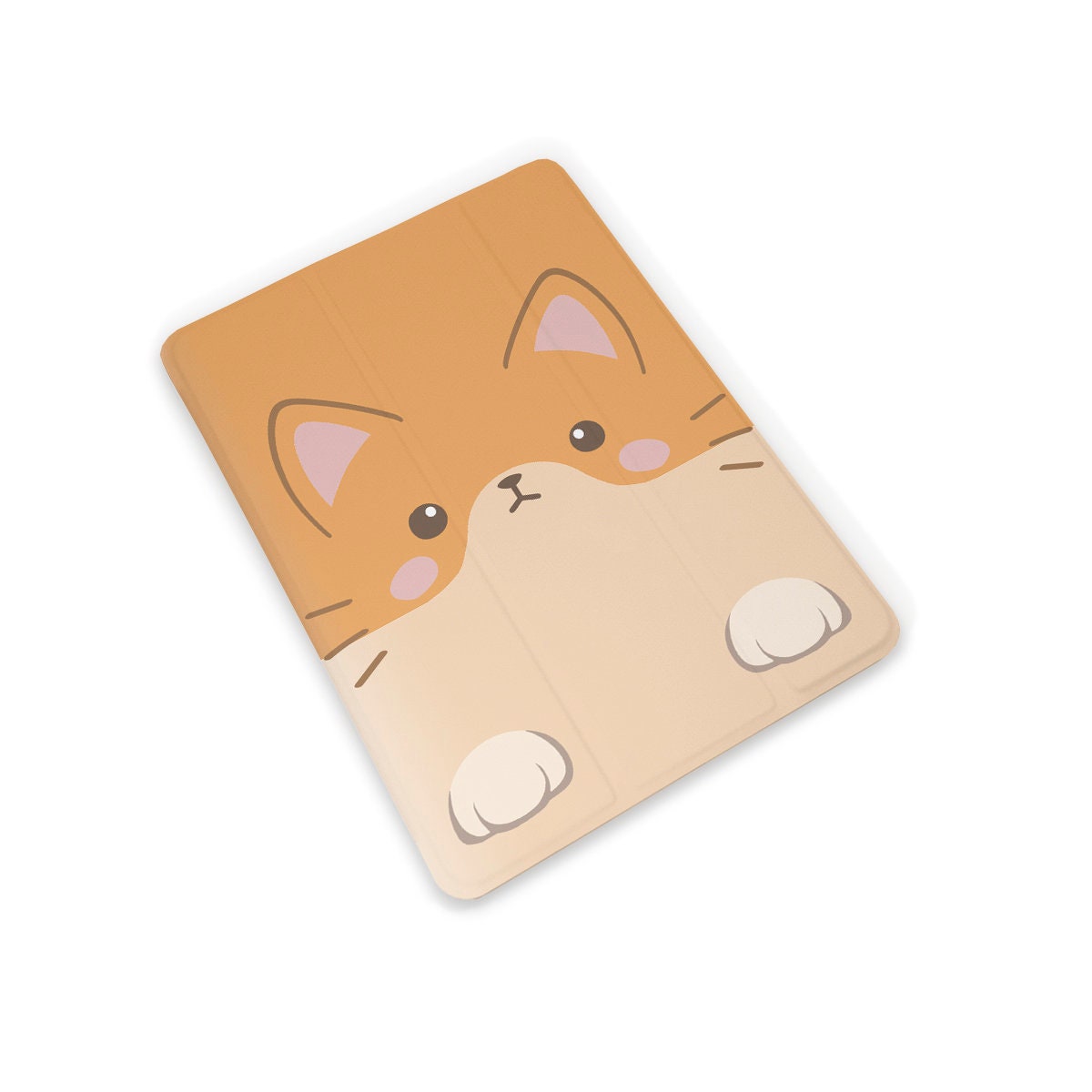 Cat iPad Case for Kids Girls Cute iPad 10th 9th iPad Air 11 5th