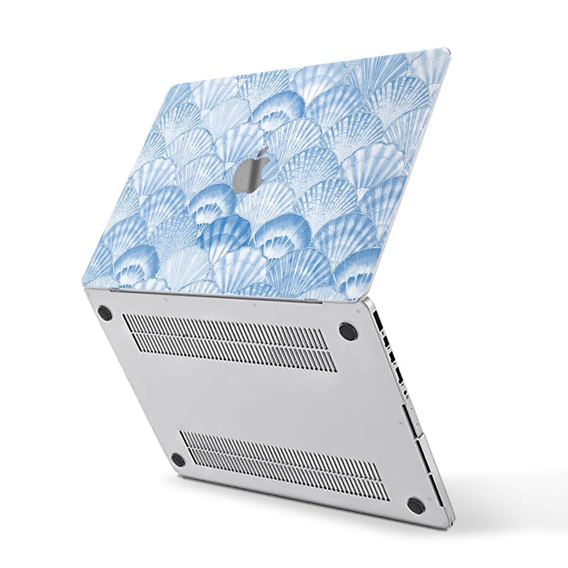 Ocean MacBook Case Aesthetic Blue Shells MacBook Air 13 Air 15 M2 M3 ...
