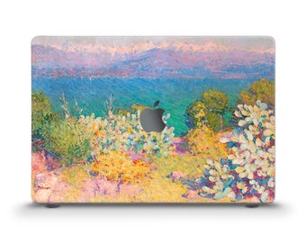 Oil painting MacBook case Aesthetic art Nature MacBook Air 13 Air 15 M2 M3 Pro 13 Pro 14 Pro 16 Vintage landscape Flowers Mountains case