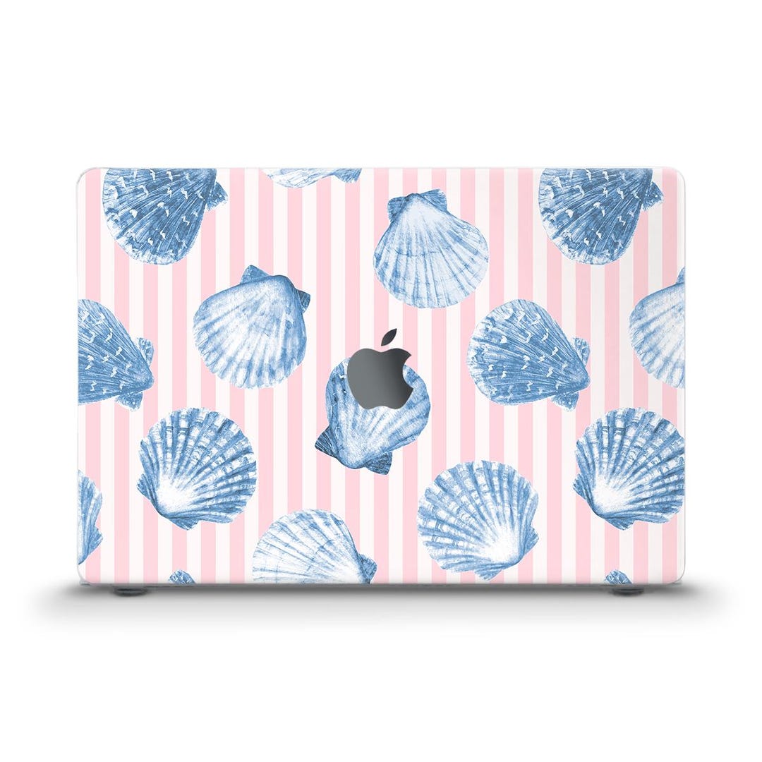 Cute MacBook Case Aesthetic Pink Stripes MacBook Air 13 15 M2 M3 M4 ...