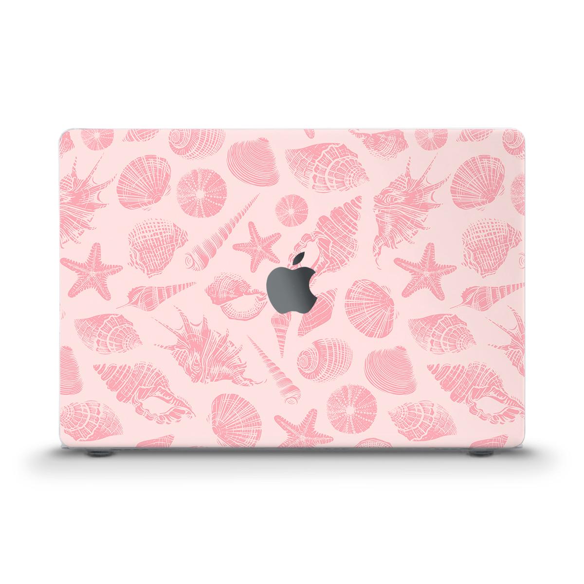 オーシャンデザインMacBookAirケース Ocean MacBook Case Aesthetic Pink Shells MacBook Air 13 15 Inch M2