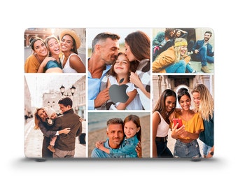Custom MacBook case Personalized Unique Collage Photos MacBook Air 13 M2 Pro 13 Pro 14 16 M1 Pro 15" Your Photography Customizable case