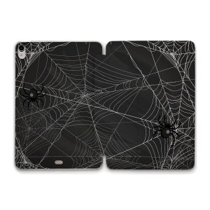 Horror iPad case Halloween Goth Black Design iPad 10.2 Air 5 4 10.9 iPad Pro 12.9 11 Mini 6 iPad 9.7 10.5 inch Spiders Gothic Trendy case