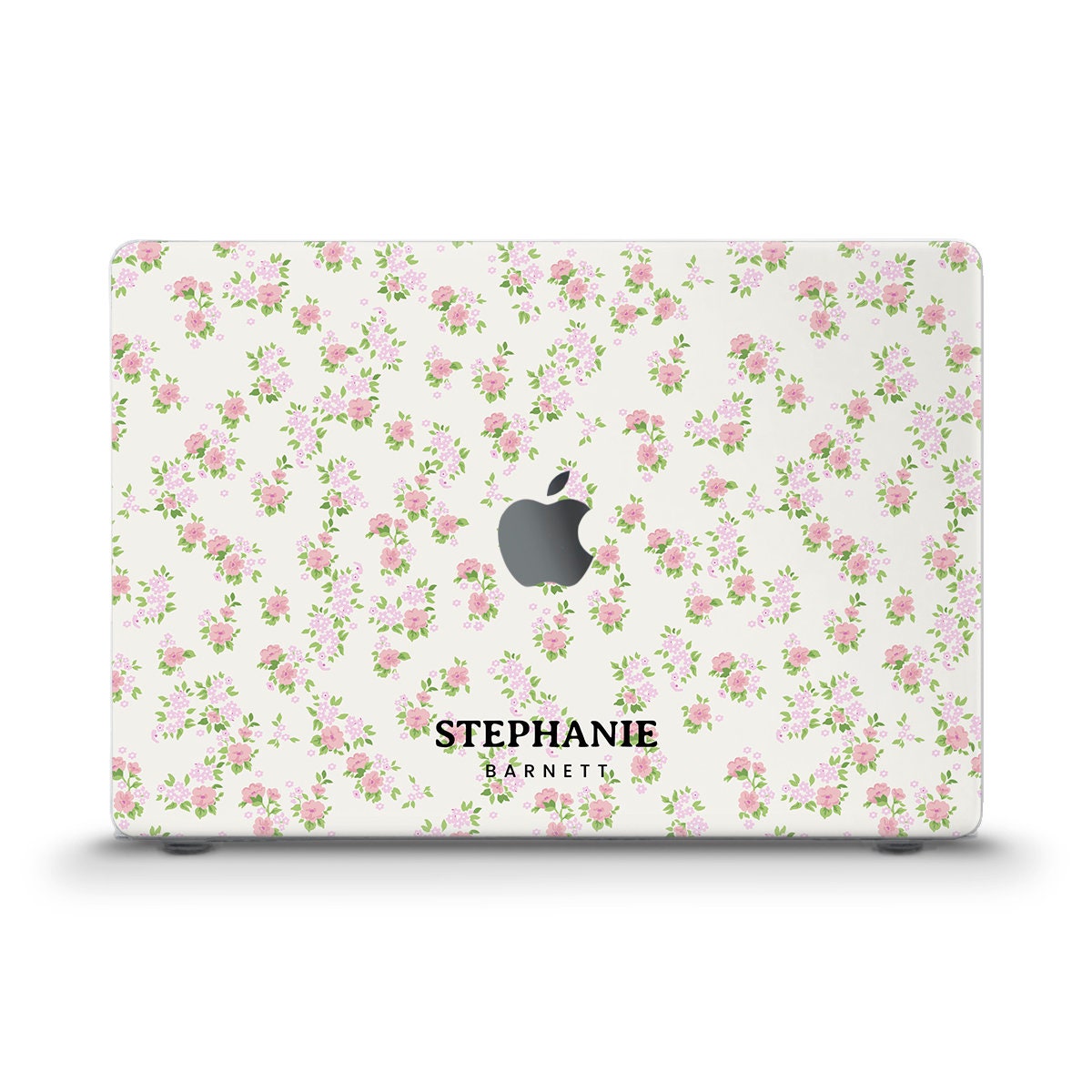 手書き風☆フラワーケースに名前が入れられるMacbookケース Name MacBook Case Cute Flowers Coquette MacBook Air 13 Air
