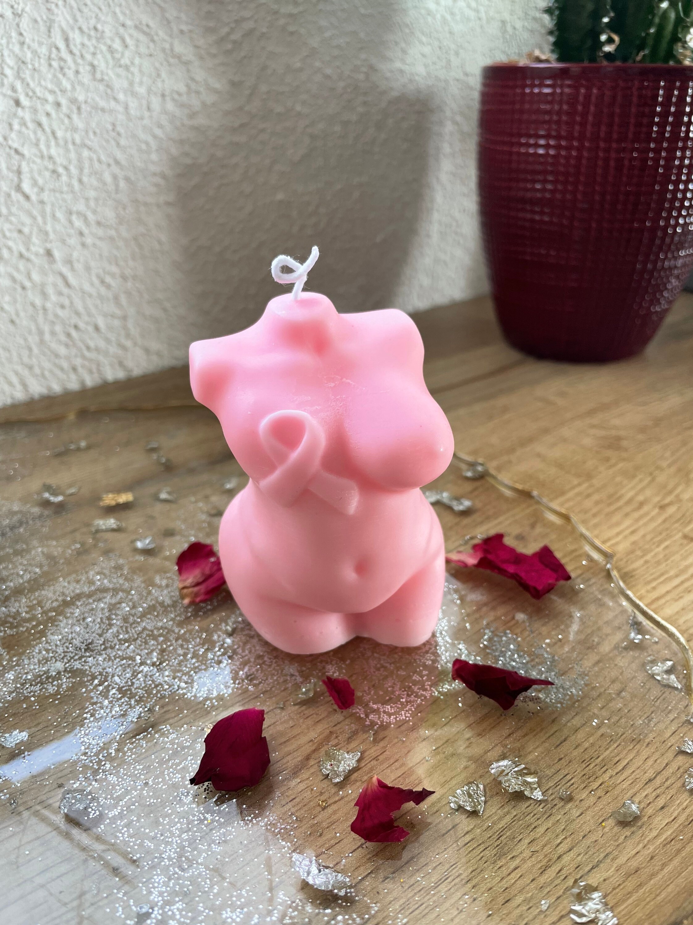 Bougie Rose d'espoir