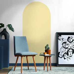 Arch Peel and Stick Wall Decal - Ivory Yellow