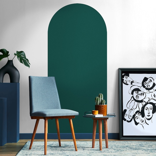 Green Arch Wall Decal Etsy