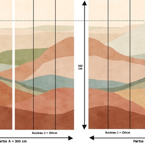 Papier peint GRAPHIQUE Dunes à l'horizon image 3