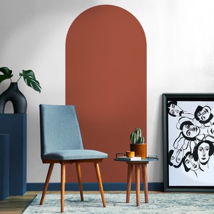 Arch Peel and Stick Wall Decal - Terracotta