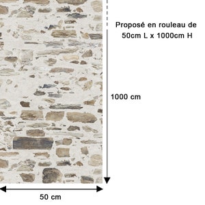 TEXTURE behang Stenen muur afbeelding 4