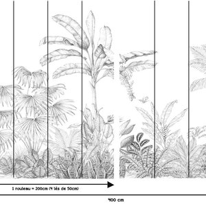 Papier peint panoramique JUNGLE Jungala 3 rouleaux (600cm) cm