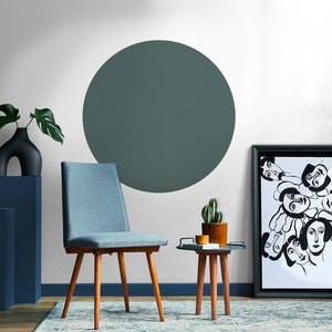Carta da parati adesiva Peel and Stick Circle - Vert de Gris