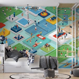 Panorama-Hintergrundbild Es lebe der Sport