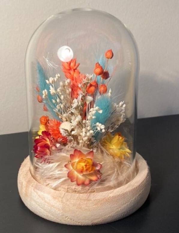 Cloches en Fleurs Séchées