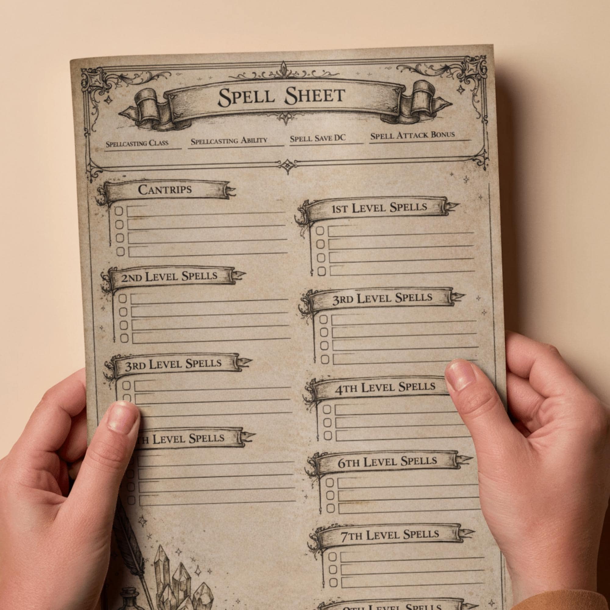Dark Academia Dnd Character Sheets | Printable 5e Journal Pages, Color ...