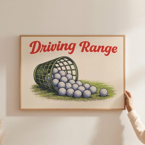 Vintage Golf Druck | Retro Golf Poster | Digitale Wand Kunst Download