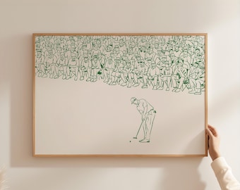 Vintage Golf Poster — Vintage Fairway Art
