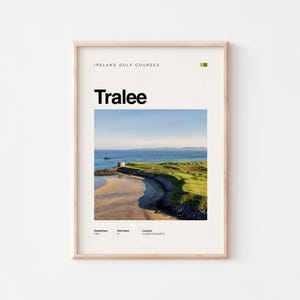 Tralee Golf Club Poster: Ireland Coastal Landscape Print (Digital Download)