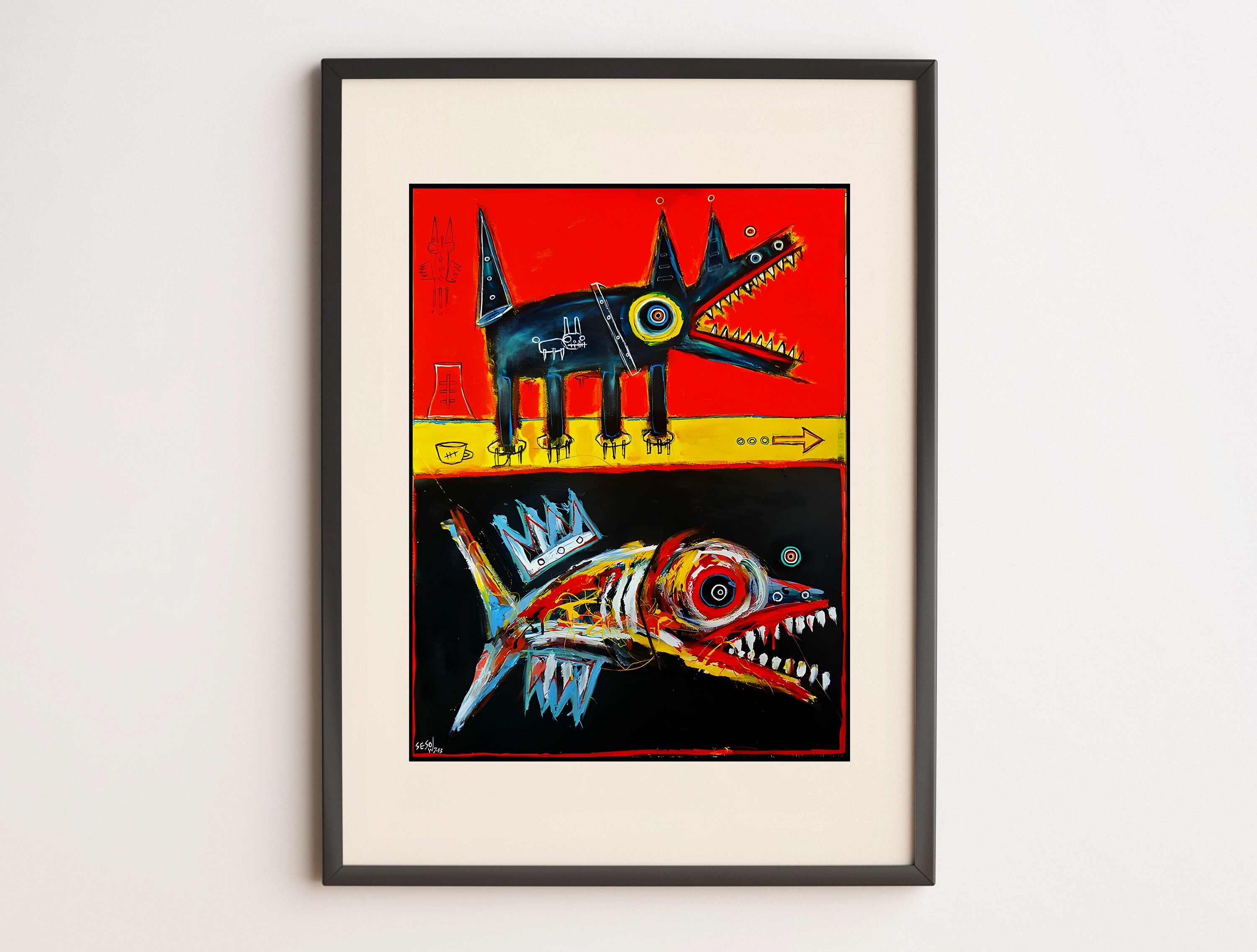 Jeanmichel Basquiat Poster Gift Uni Room Decor for Art Lover Etsy