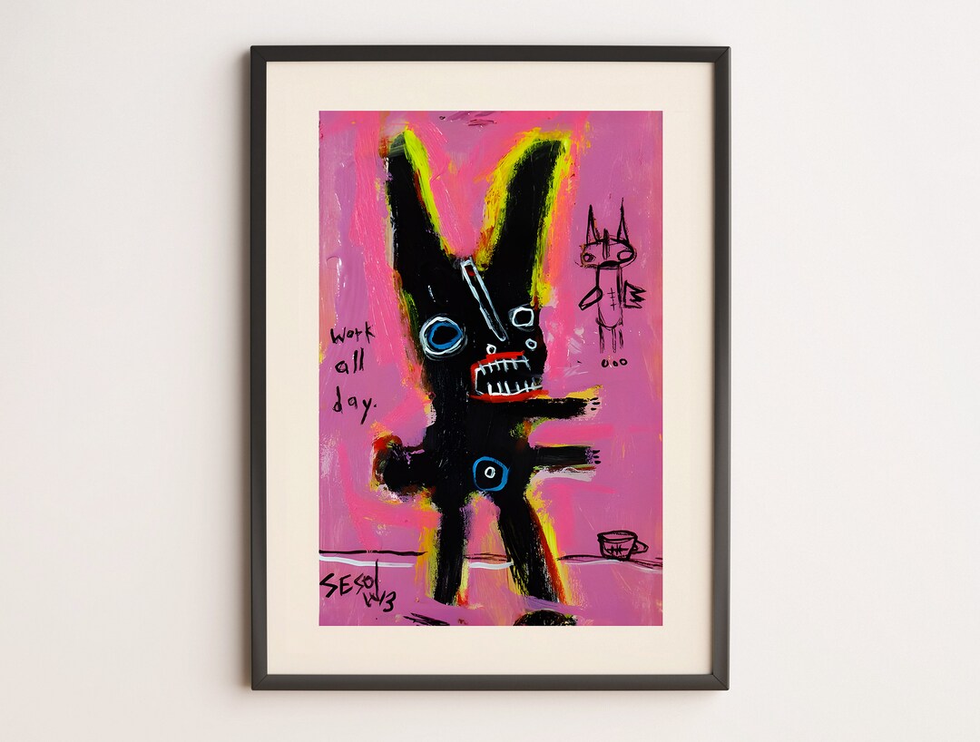 Jeanmichel Basquiat Poster Gift Uni Room Decor for Art Lover Etsy