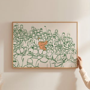 Vintage Golf Druck | Golf Poster | Digitale Wandkunst