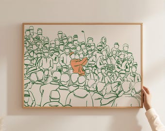 Vintage Golf Poster — Classic Links Art